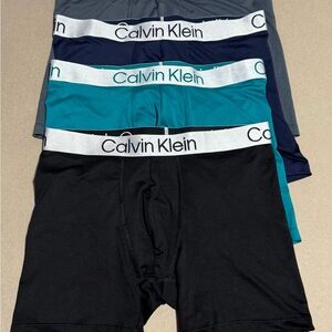 Calvin Klein Boxer Briefs - Black, Teal, Navy, Gray